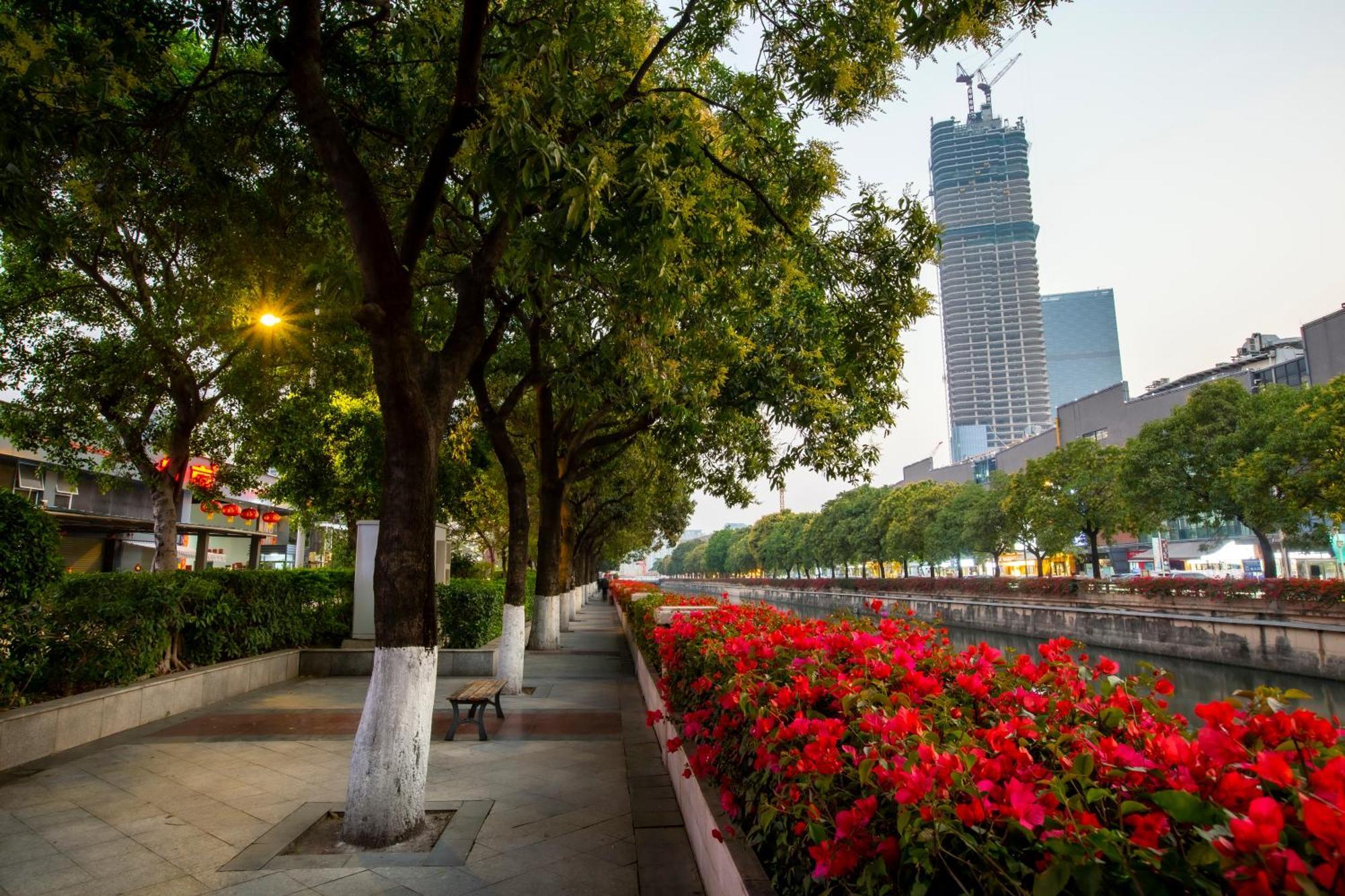 Meihao Mingyue Hotel International Finance City Keyun Road Metro Branch Cantón Exterior foto
