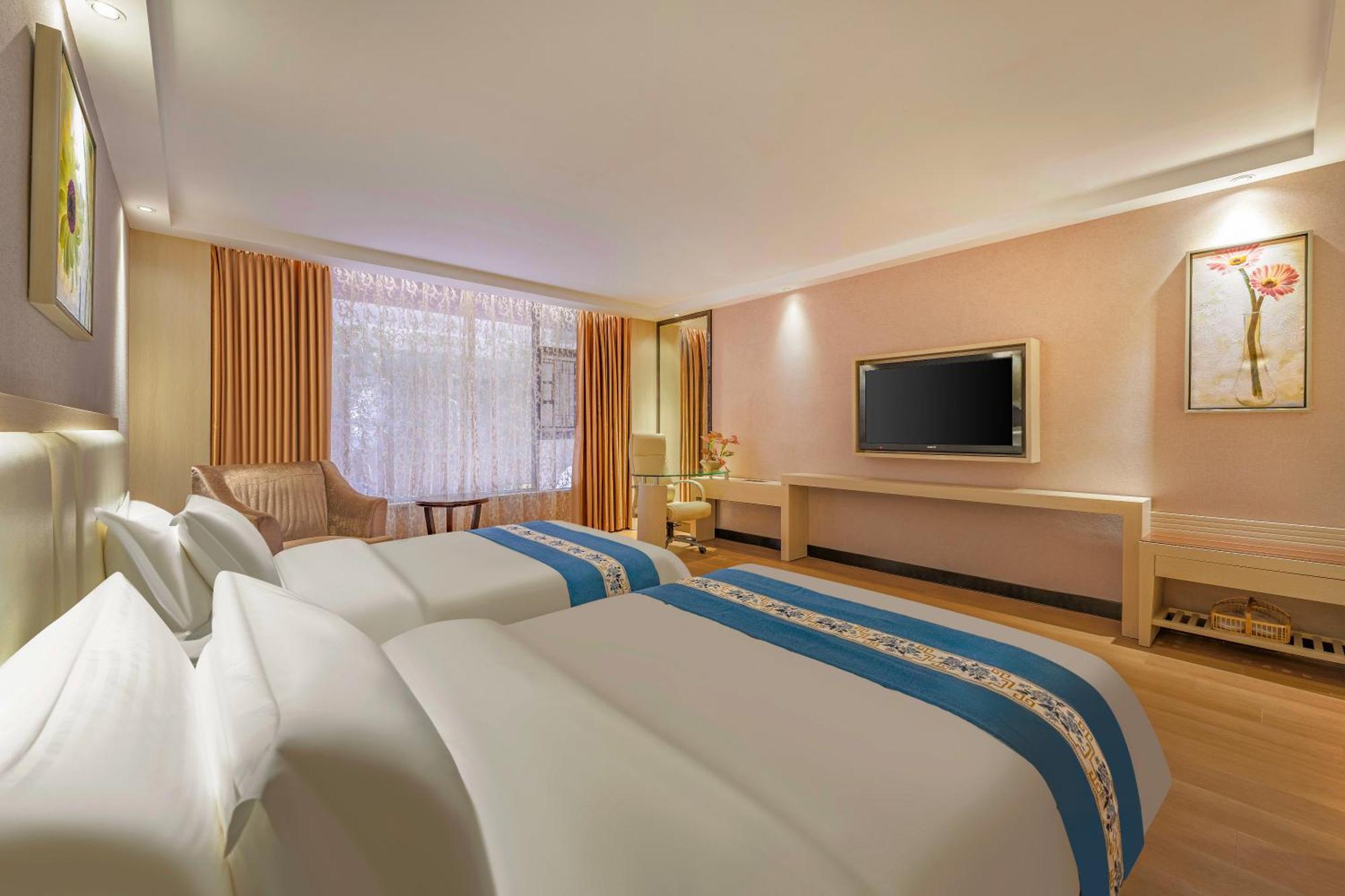 Meihao Mingyue Hotel International Finance City Keyun Road Metro Branch Cantón Exterior foto
