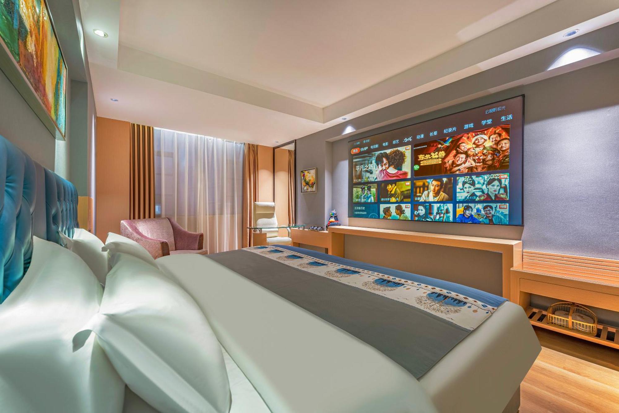 Meihao Mingyue Hotel International Finance City Keyun Road Metro Branch Cantón Exterior foto