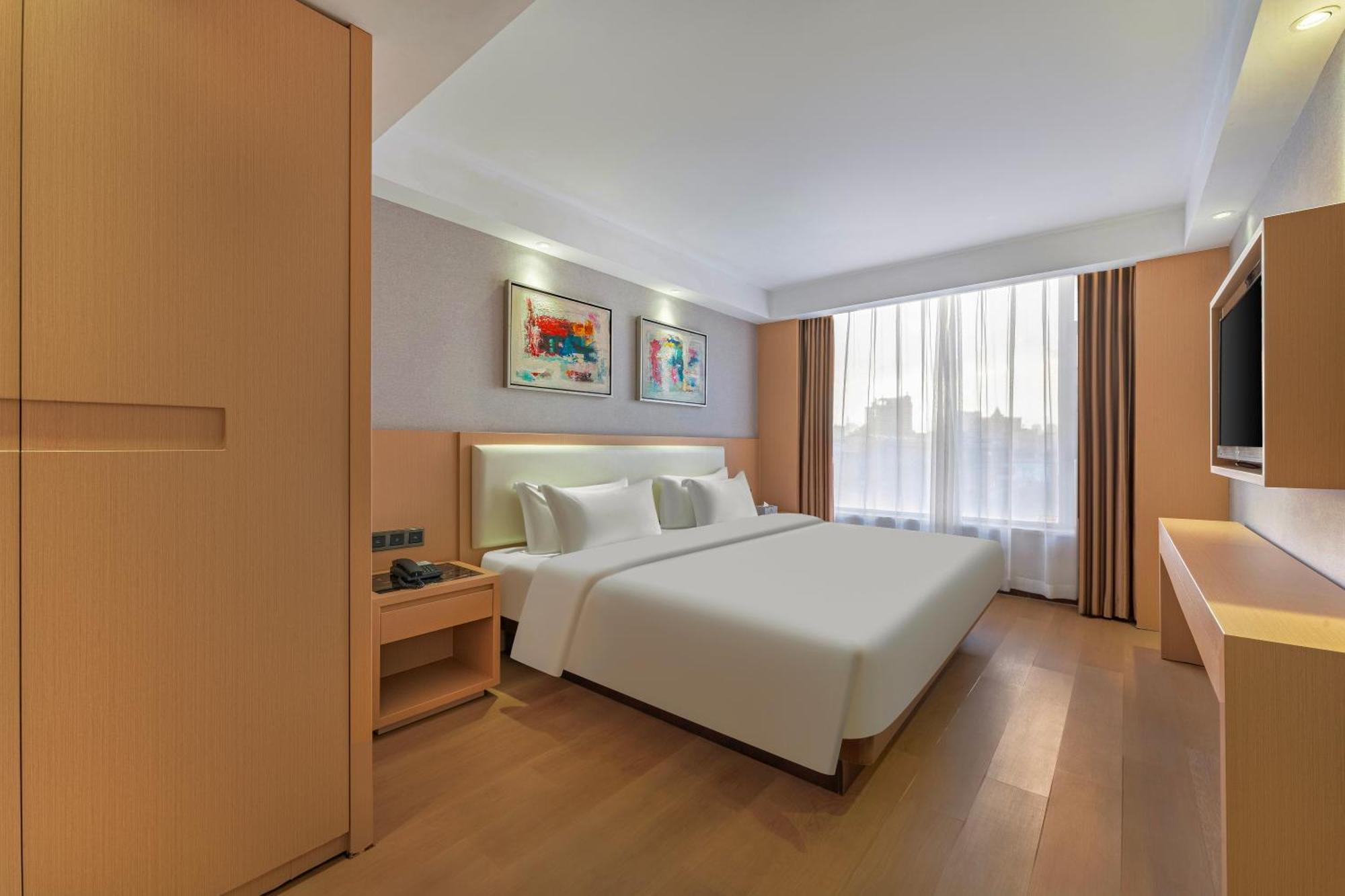 Meihao Mingyue Hotel International Finance City Keyun Road Metro Branch Cantón Exterior foto