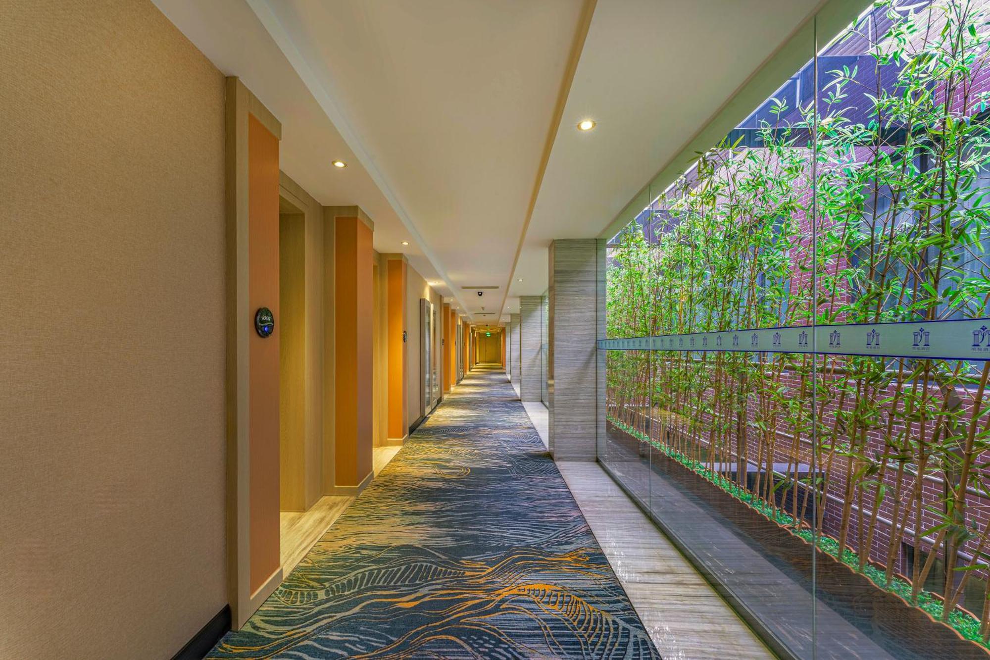 Meihao Mingyue Hotel International Finance City Keyun Road Metro Branch Cantón Exterior foto