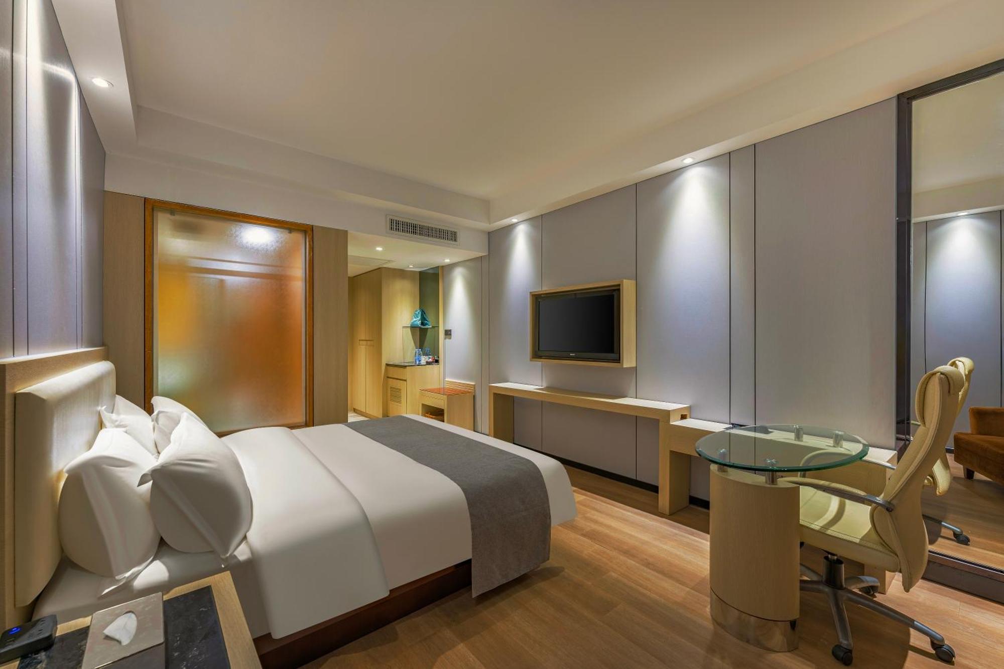 Meihao Mingyue Hotel International Finance City Keyun Road Metro Branch Cantón Exterior foto