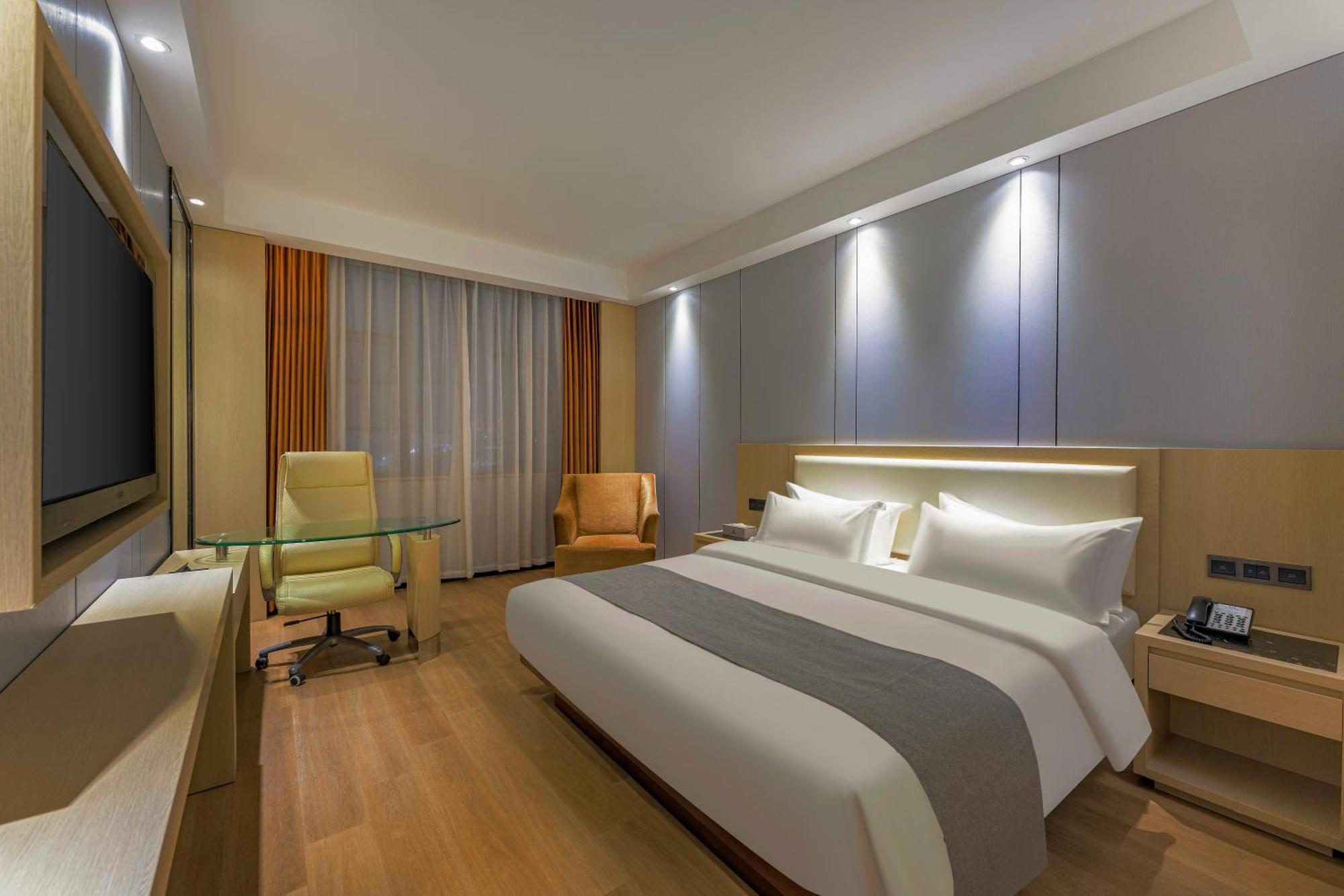 Meihao Mingyue Hotel International Finance City Keyun Road Metro Branch Cantón Exterior foto